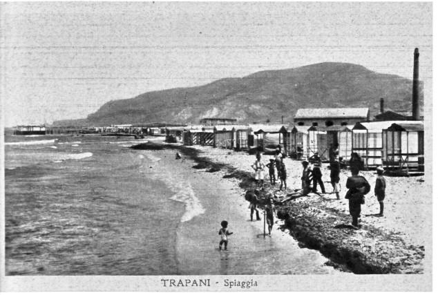 Vecchia Trapani 100 - Trapani - Cartolina - Spiaggia balneare.jpg